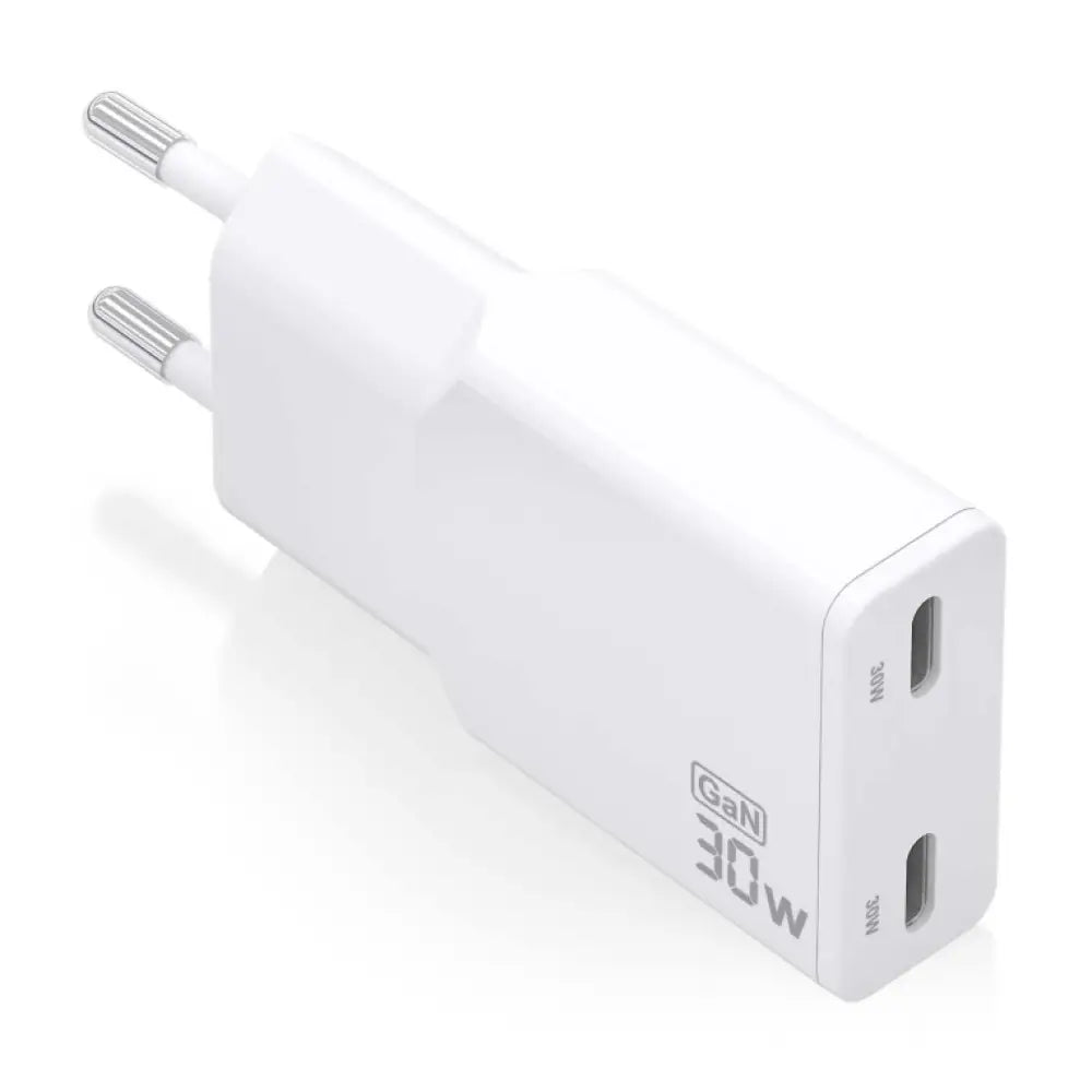 AISENS ASCH-30W2P048-W cargador de dispositivo móvil Cámara digital. MP3. MP4. Teléfono móvil. Navegante. Portátil. Consola de juegos portátil. Smartphone. Tableta. Universal Blanco Corriente alterna Carga rápida Interior - detalle