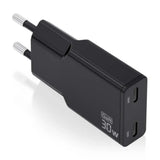 AISENS ASCH-30W2P049-BK cargador de dispositivo móvil Cámara digital. MP3. MP4. Teléfono móvil. Navegante. Portátil. Con