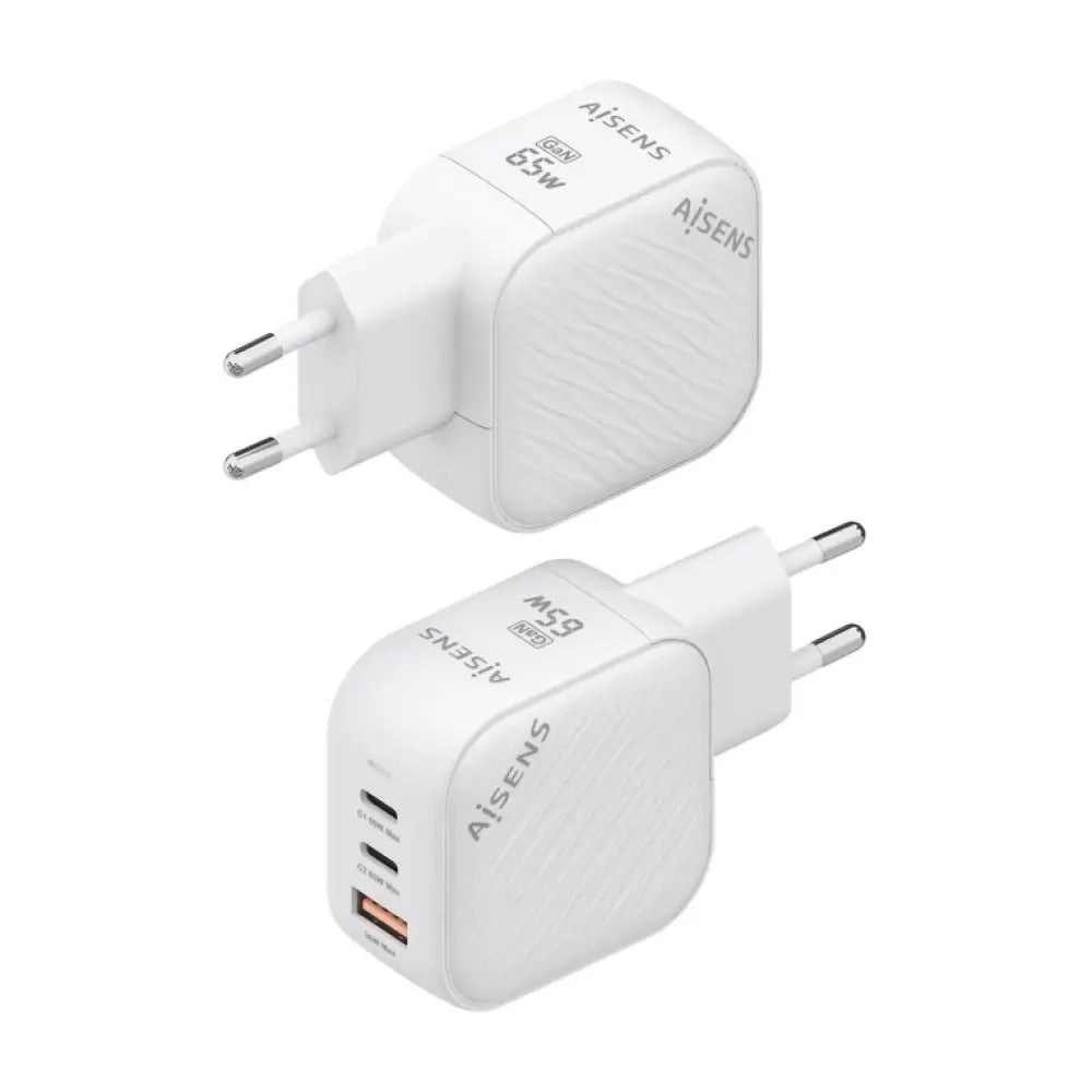 AISENS ASCH-65W3P026-W cargador de dispositivo móvil Universal Corriente alterna Carga rápida Interior - detalle