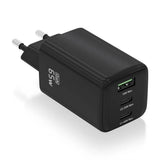 AISENS ASCH-65W3P042-BK cargador de dispositivo móvil Universal Corriente alterna Carga rápida Interior