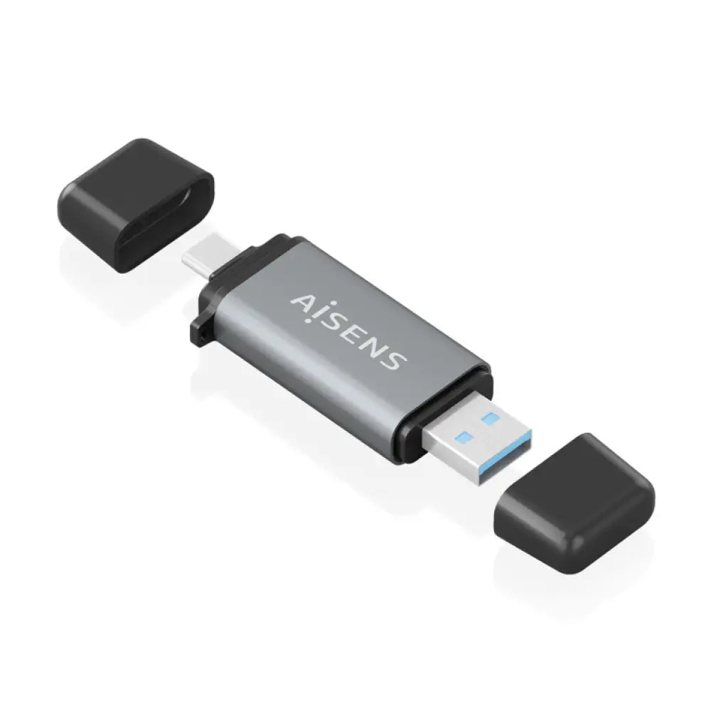 AISENS ASCR-2AC11-GR lector de tarjeta USB 3.2 Gen 1 (3.1 Gen 1) Type-A/Type-C - detalle