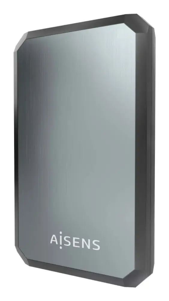 Carcasa para disco duro externo AISENS ASE-2529B, carcasa negra y gris para disco duro o SSD de 2.5 pulgadas.
