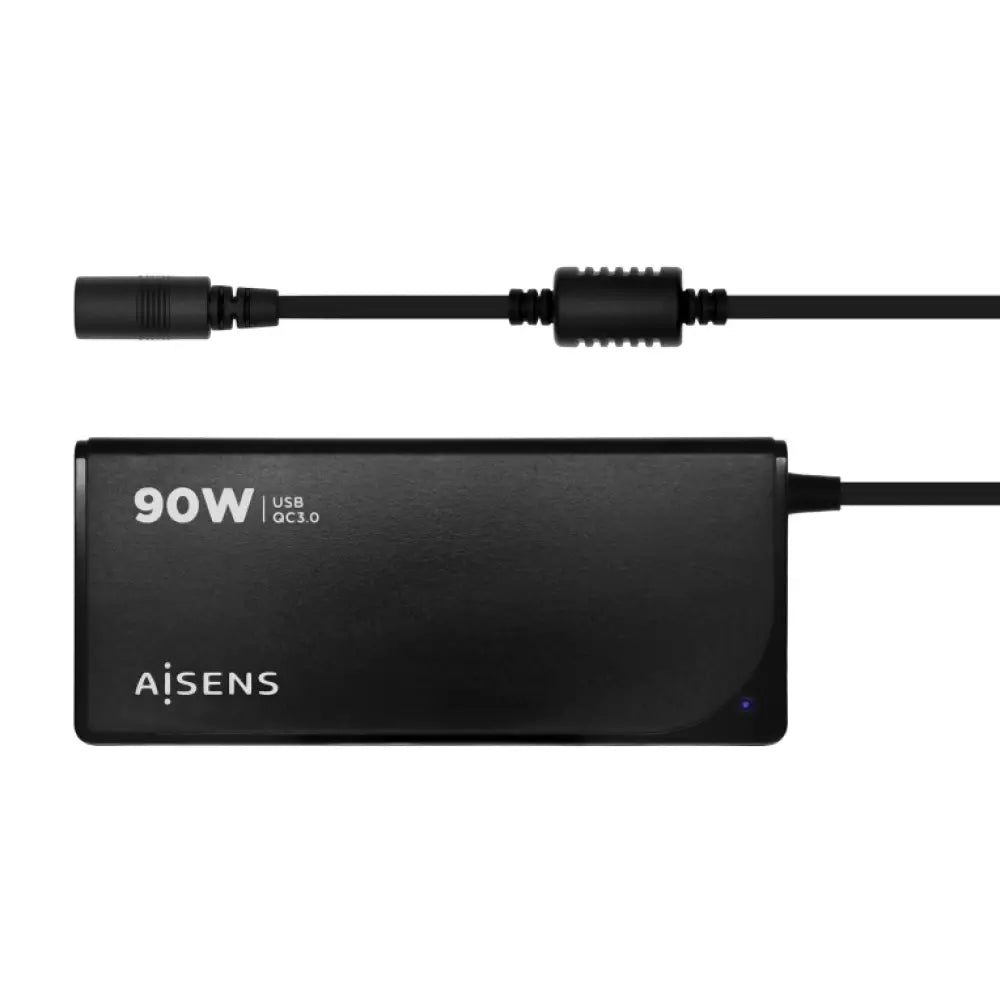 AISENS ASLC-90WAUTO-BK adaptador e inversor de corriente Interior 90 W Negro - detalle