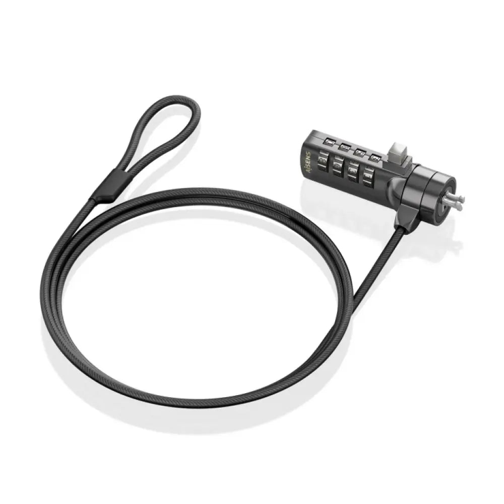 AISENS ASLK-D40N03-BK cable antirrobo Negro 1.5 m - detalle
