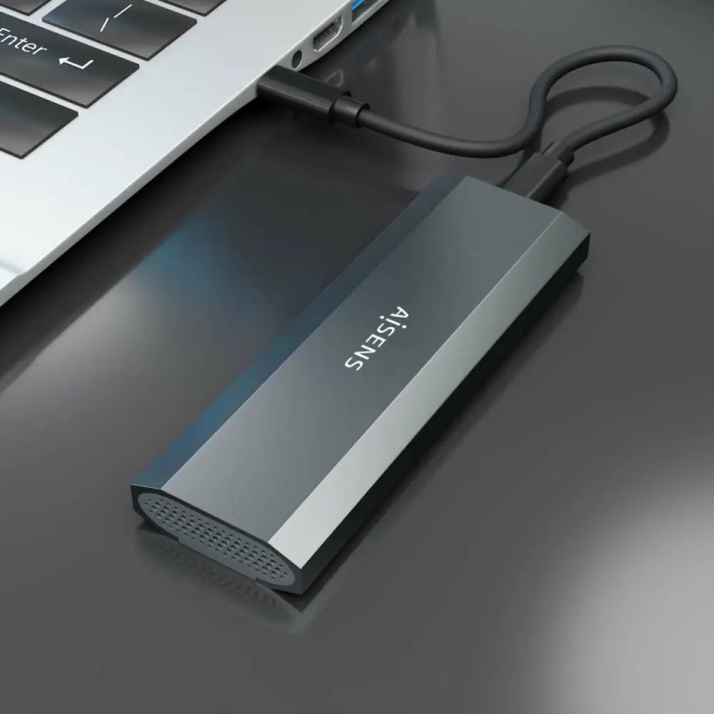 AISENS ASM2-029GR caja para disco duro externo Caja externa para unidad de estado sólido (SSD) - detalle
