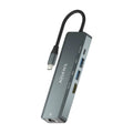 AISENS ASUC-5P011-GR base para portátil y replicador de puertos Alámbrico USB 3.2 Gen 1 (3.1 Gen 1) Type-C