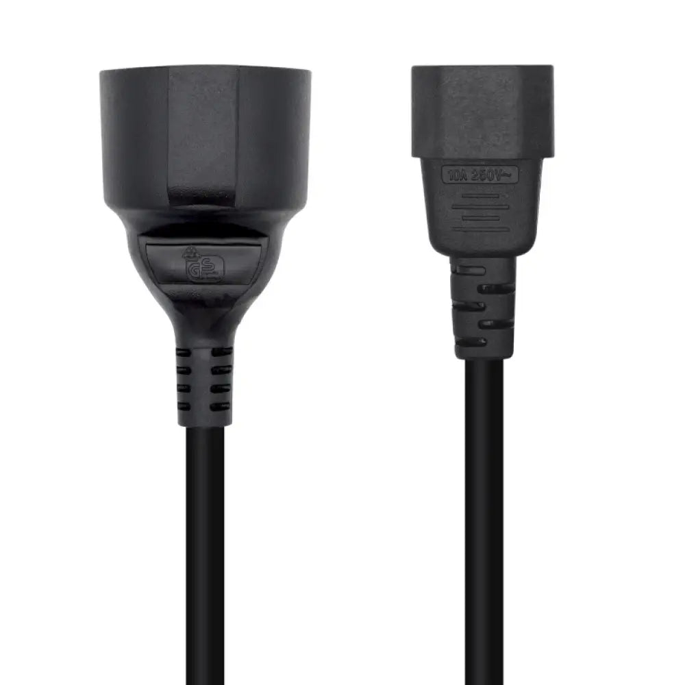 AISENS Cable Alimentación 16A. C14/M A CEE7/H. 25cm - detalle