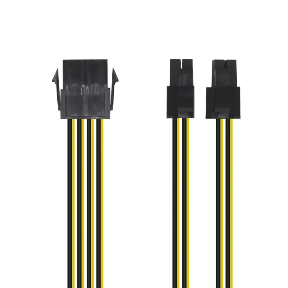 AISENS Cable Alimentación. 8pin/H-4+4pin/M. 30cm - detalle