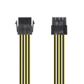 AISENS Cable Alimentación. 8pin/H-4+4pin/M. 30cm