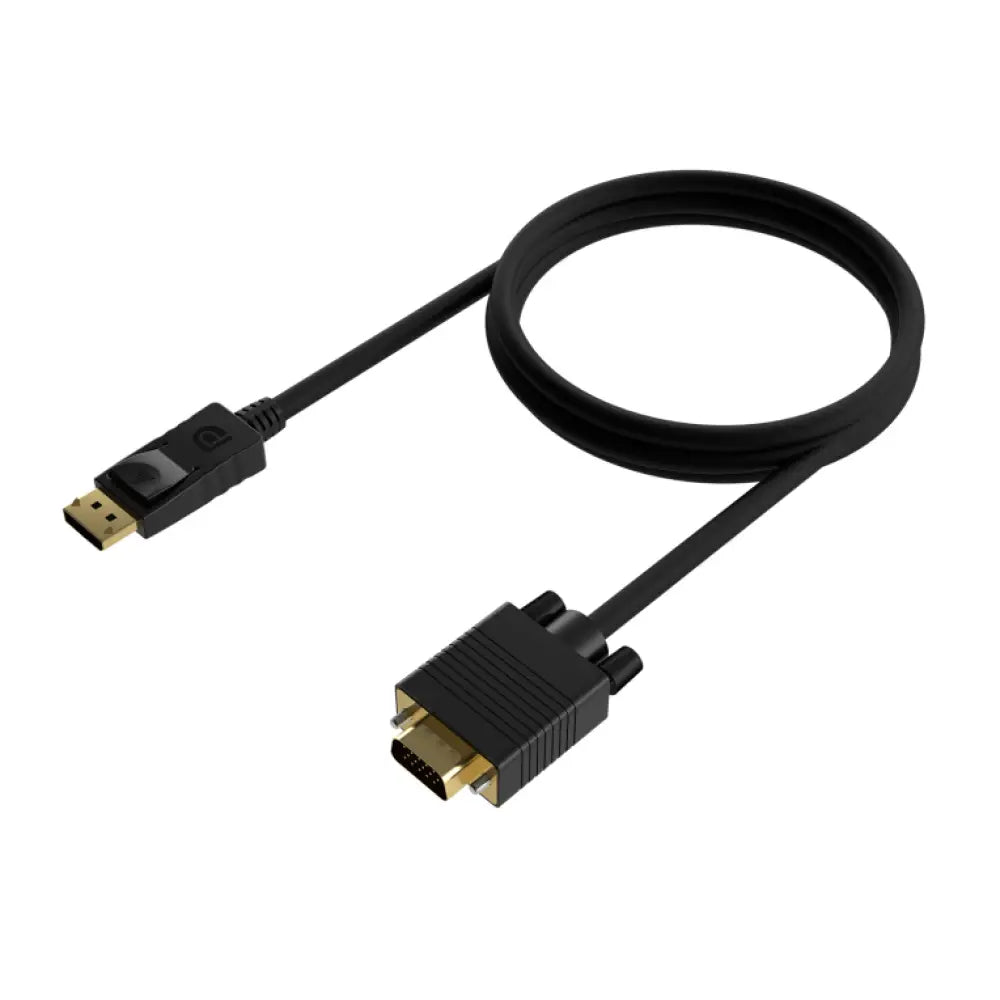 AISENS Cable Conversor DISPLAYPORT a VGA. DP/M-VGA/M. Negro. 1.0M - detalle