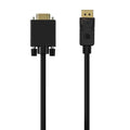 AISENS Cable Conversor DISPLAYPORT a VGA. DP/M-VGA/M. Negro. 1.0M