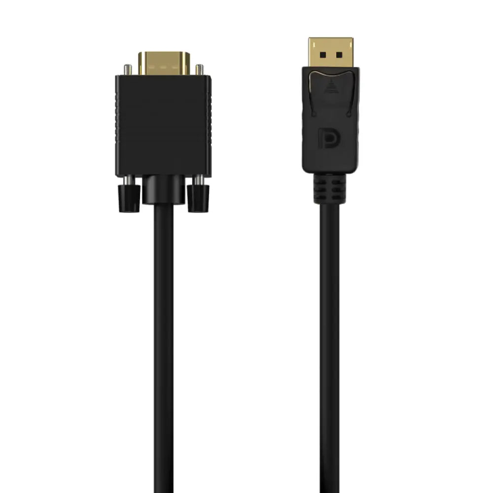 AISENS Cable Conversor DISPLAYPORT a VGA. DP/M-VGA/M. Negro. 1.0M