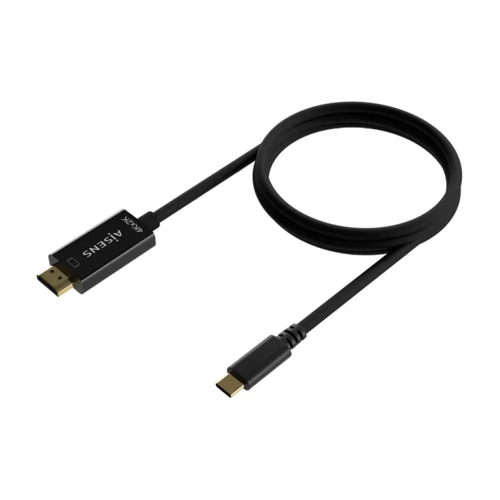 AISENS Cable Conversor USB-C A HDMI 4K@30Hz. USB-C/M-HDMI/M. Negro. 1.8M - detalle