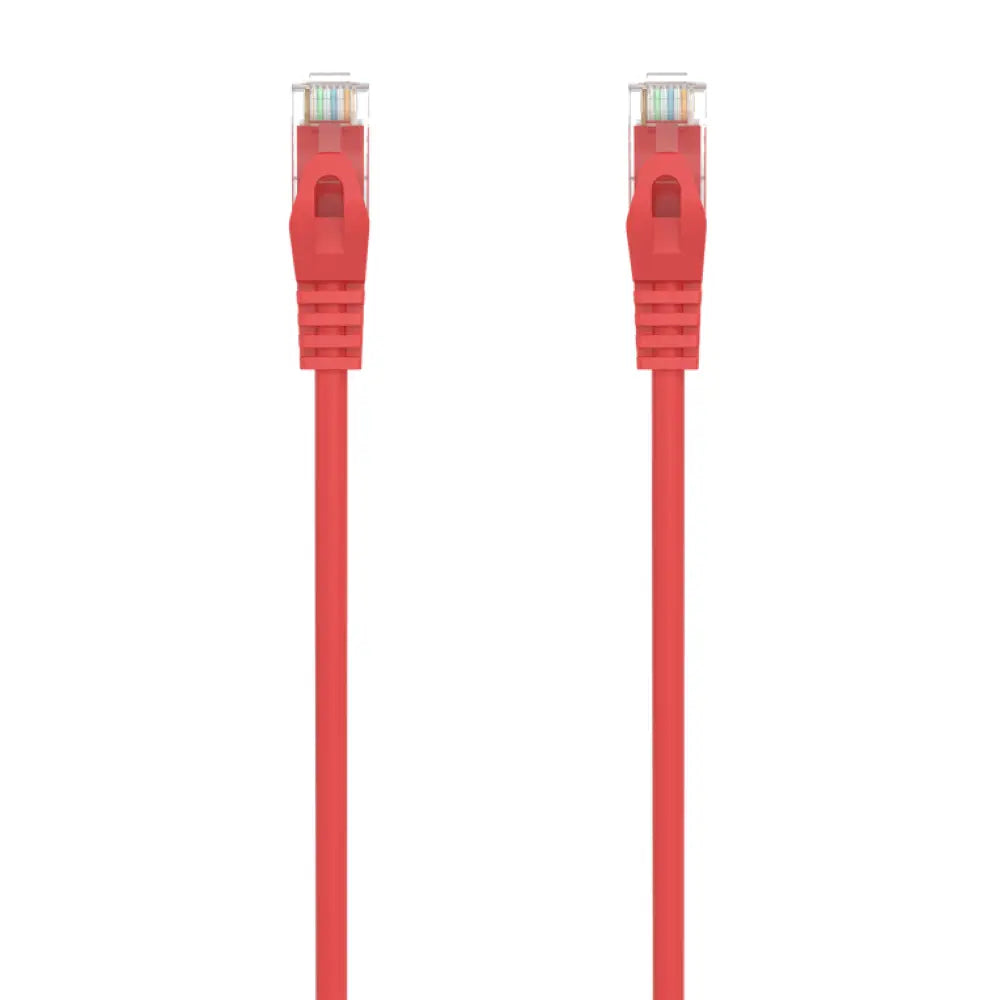AISENS Cable de Red Latiguillo RJ45 LSZH Cat.6A 500 Mhz UTP AWG24. Rojo. 0.5M - detalle