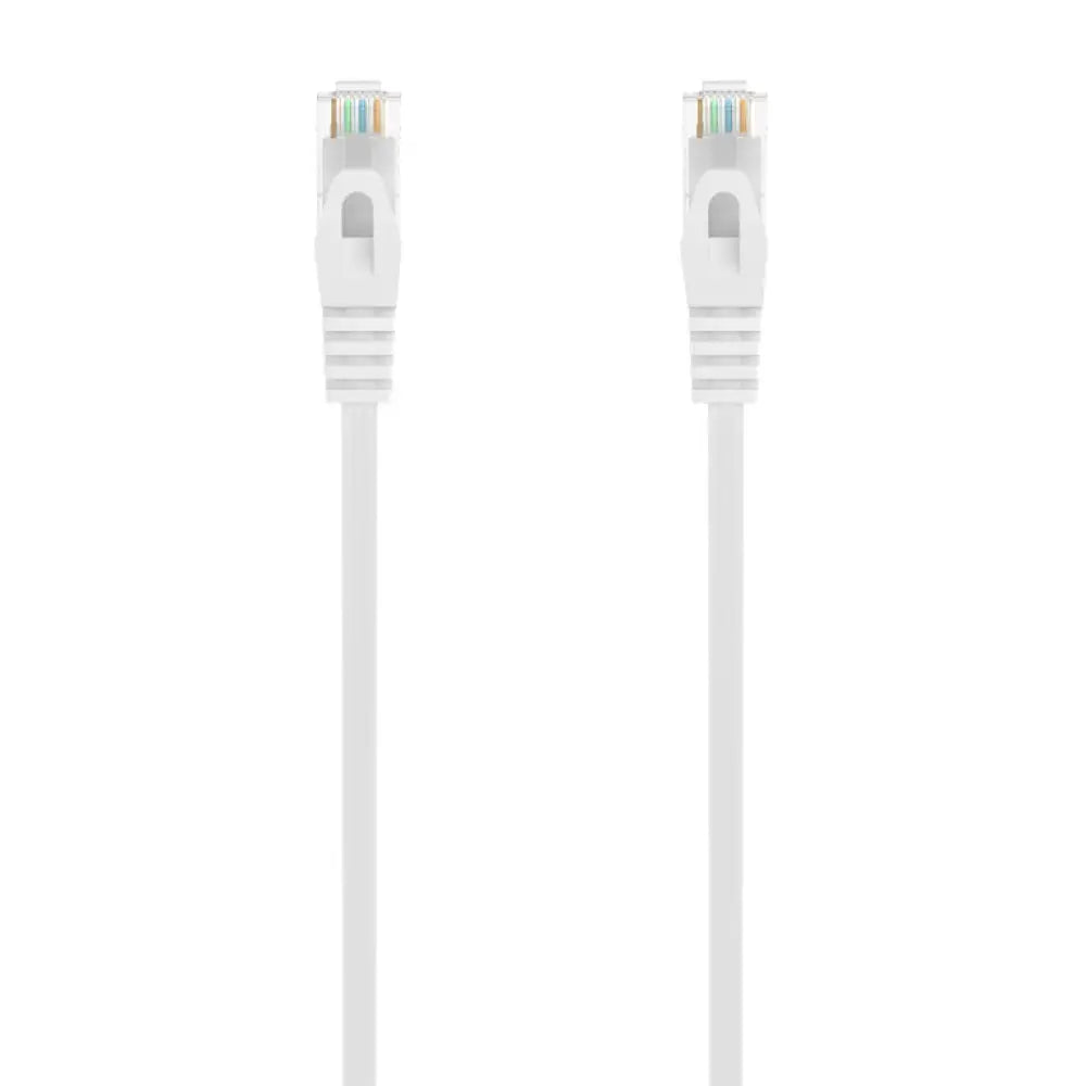 AISENS Cable de Red Latiguillo RJ45 LSZH Cat.6A 500 Mhz UTP AWG24. Blanco. 3.0M