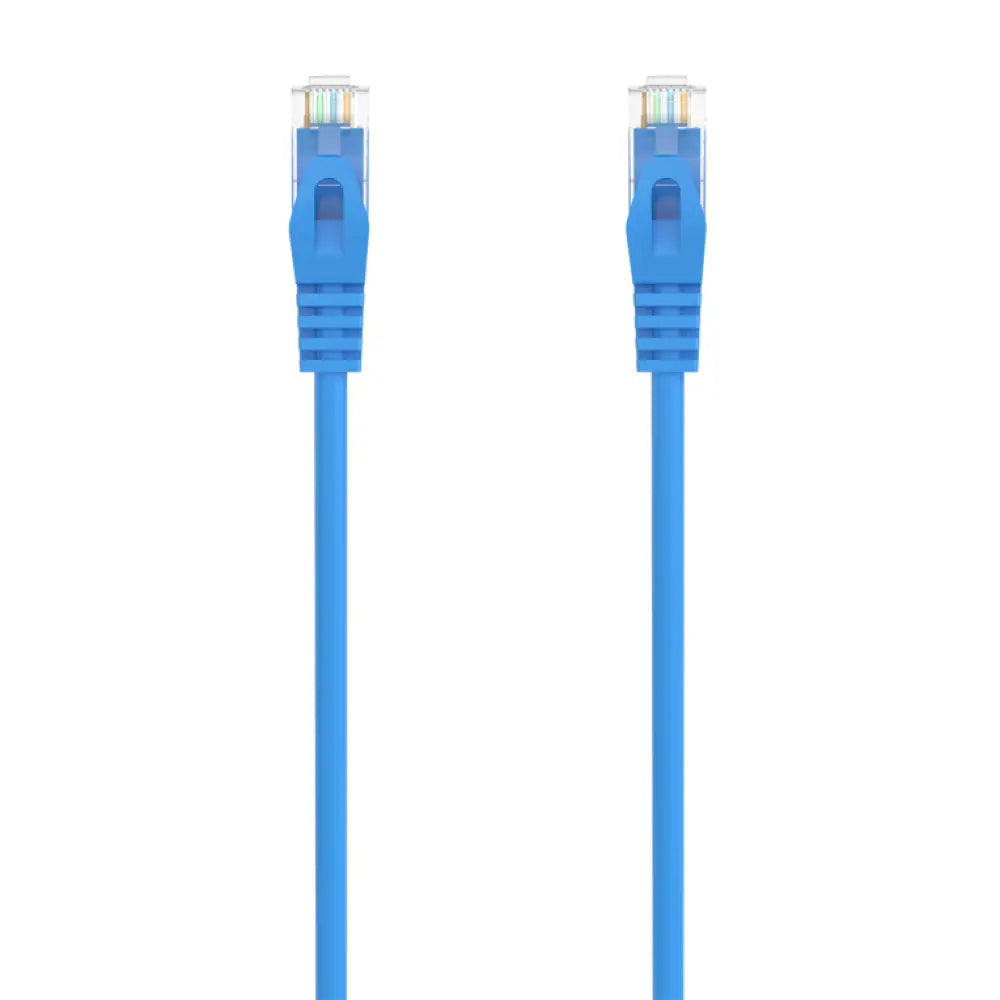 AISENS Cable de Red Latiguillo RJ45 LSZH Cat.6A 500 Mhz UTP AWG24. Azul. 1.0M