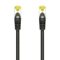 AISENS Cable De Red Latiguillo RJ45 LSZH Cat.7 600 MHz S/FTP PIMF AWG26. Negro. 0.5 m