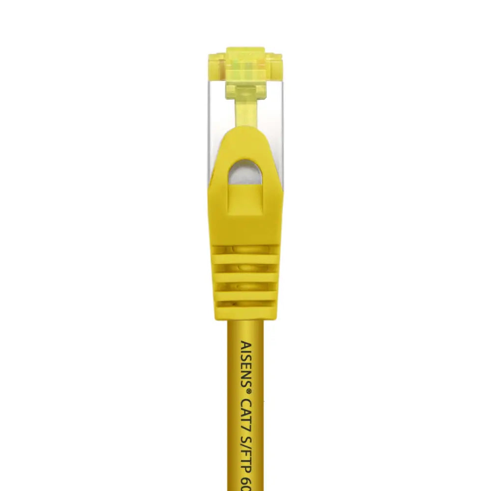 AISENS Cable De Red Latiguillo RJ45 LSZH Cat.7 600 MHz S/FTP PIMF AWG26. Amarillo. 1.0 m - detalle