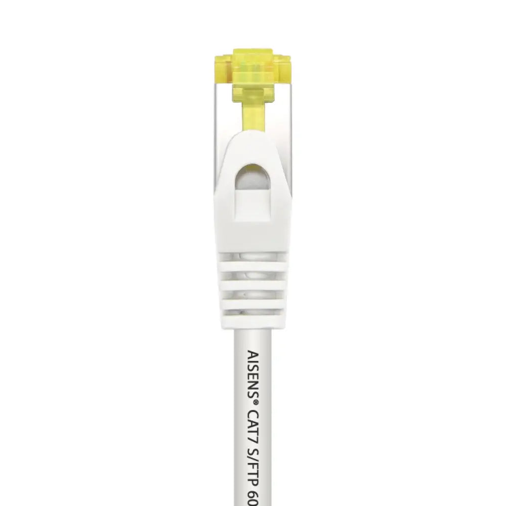 AISENS Cable De Red Latiguillo RJ45 LSZH Cat.7 600 MHz S/FTP PIMF AWG26. Blanco. 1.0 m - detalle
