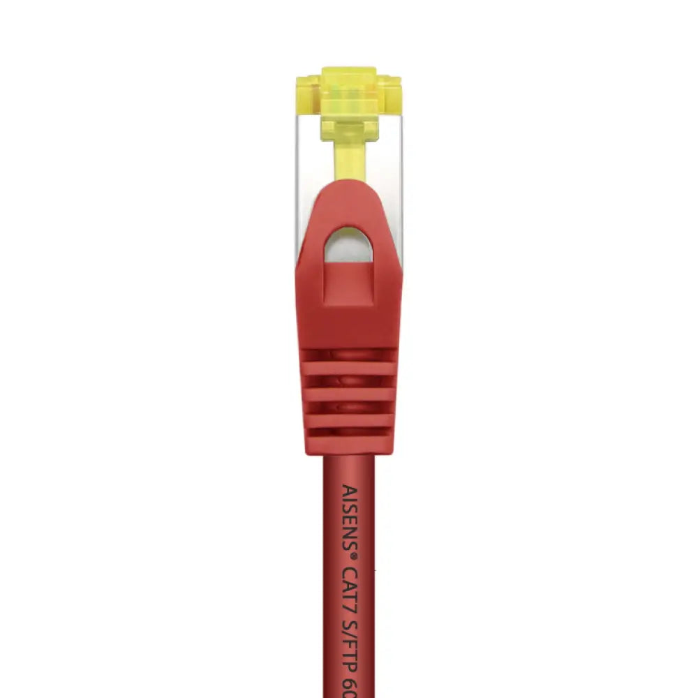 AISENS Cable De Red Latiguillo RJ45 LSZH Cat.7 600 MHz S/FTP PIMF AWG26. Rojo. 25 cm - detalle