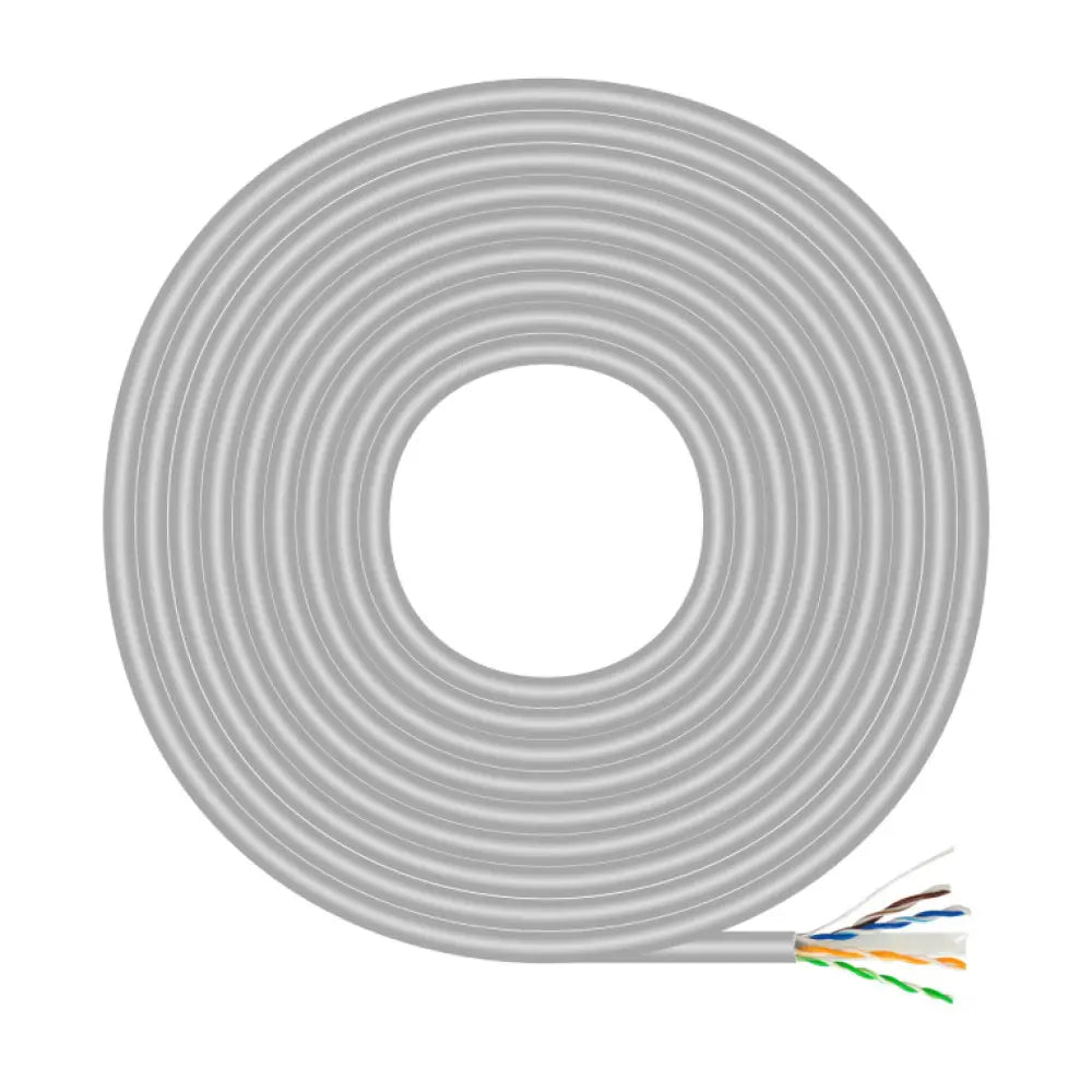 AISENS Cable de Red RJ45 Cat.6 UTP Rigido AWG23 CCA (aleacion). Gris. 100 m