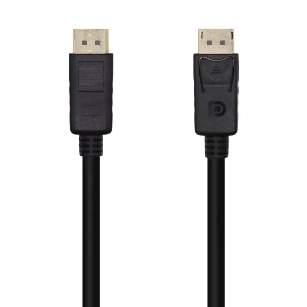 AISENS Cable DisplayPort V1.2 4K@60Hz. DP/M-DP/M. Negro. 1.0m