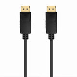 AISENS Cable DISPLAYPORT V1.2 CCS 4K@60Hz. DP/M-DP/M. Negro. 0.5m