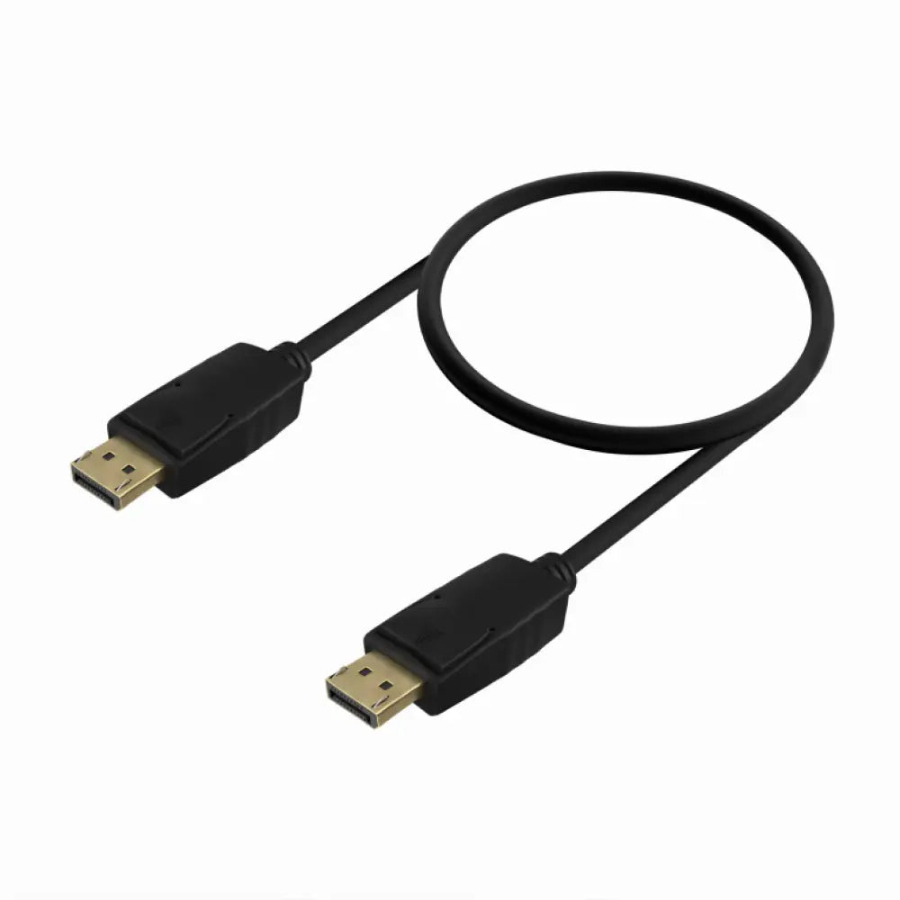 AISENS Cable DISPLAYPORT V1.2 CCS 4K@60Hz. DP/M-DP/M. Negro. 0.5m - detalle