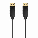 AISENS Cable DISPLAYPORT V1.2 CCS 4K@60Hz. DP/M-DP/M. Negro. 1.0m