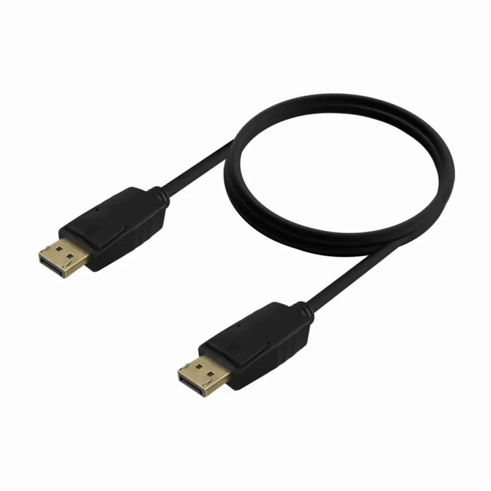 AISENS Cable DISPLAYPORT V1.2 CCS 4K@60Hz. DP/M-DP/M. Negro. 1.0m - detalle