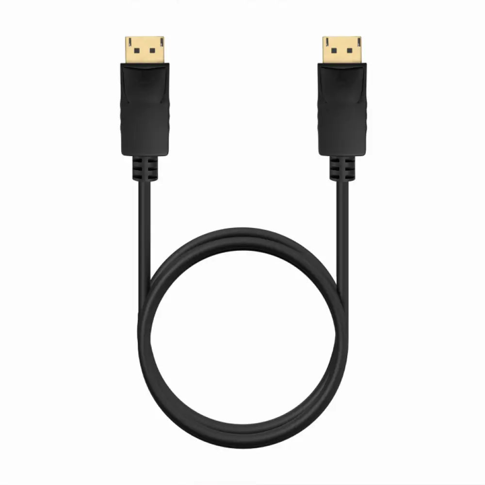 AISENS Cable DISPLAYPORT V1.2 CCS 4K@60Hz. DP/M-DP/M. Negro. 1.0m - detalle