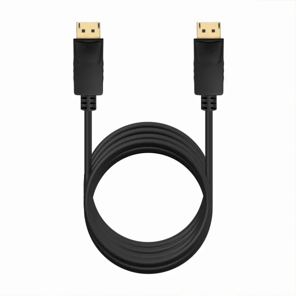 AISENS Cable DISPLAYPORT V1.2 CCS 4K@60Hz. DP/M-DP/M. Negro. 3.0m - detalle