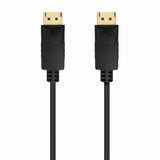 AISENS Cable DISPLAYPORT V1.2 CCS 4K@60Hz. DP/M-DP/M. Negro. 3.0m