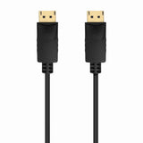 AISENS Cable DISPLAYPORT V1.2 CCS 4K@60Hz. DP/M-DP/M. Negro. 5.0m