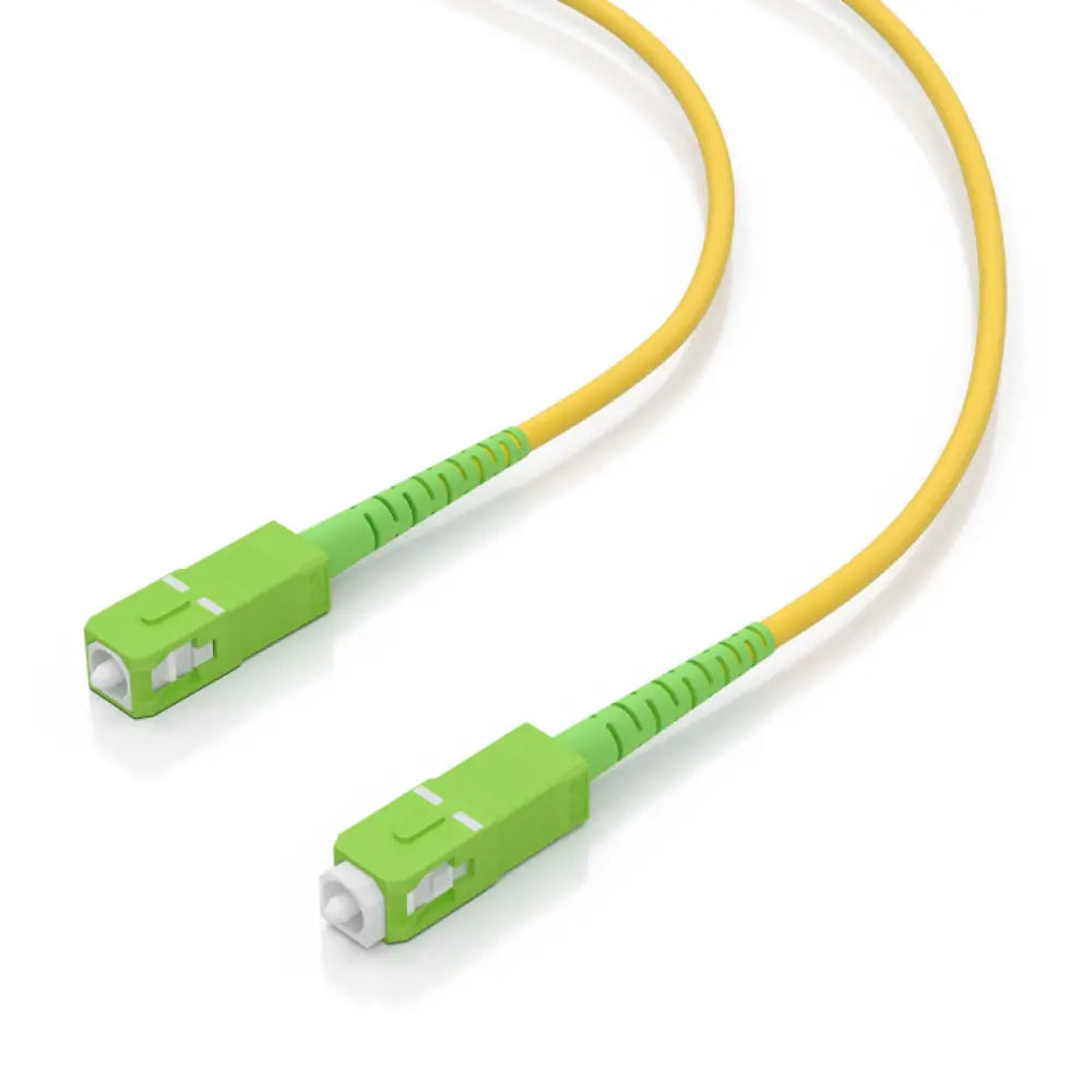 AISENS Cable Fibra Óptica Latiguillo G657A2 3.0 9/125 SMF Simplex CPR DCA LSZH. SC/APC-SC/APC. Amarillo. 20m - detalle