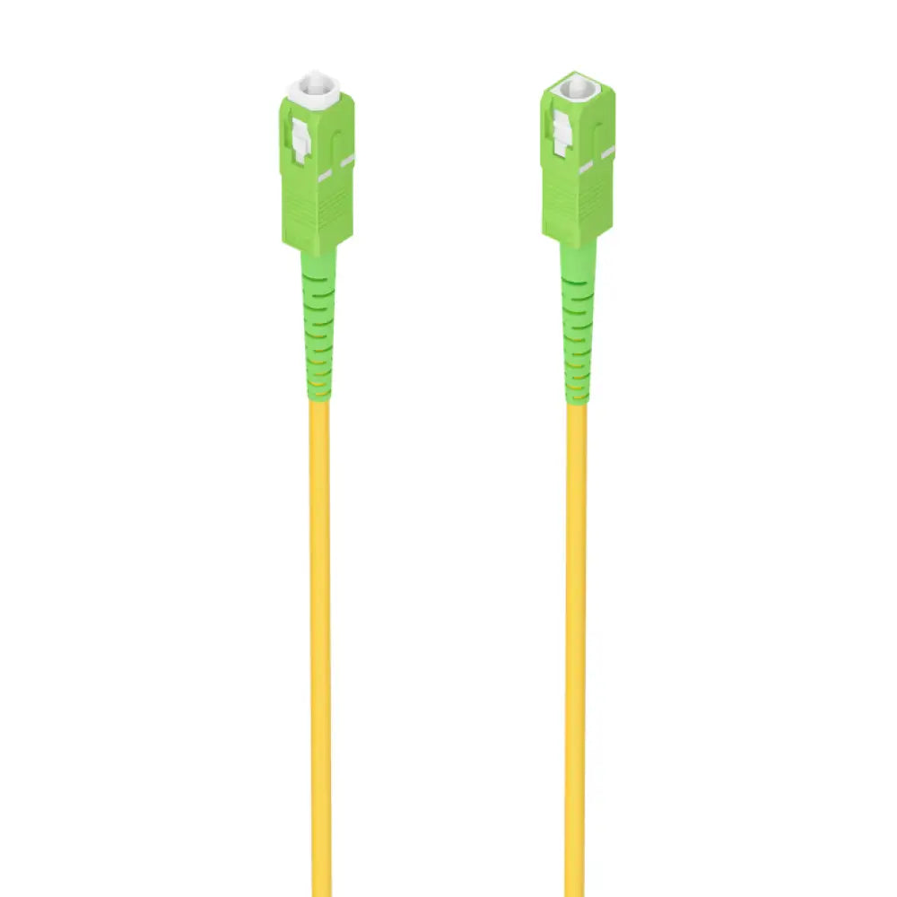 AISENS Cable Fibra Óptica Latiguillo G657A2 3.0 9/125 SMF Simplex CPR DCA LSZH. SC/APC-SC/APC. Amarillo. 20m - detalle