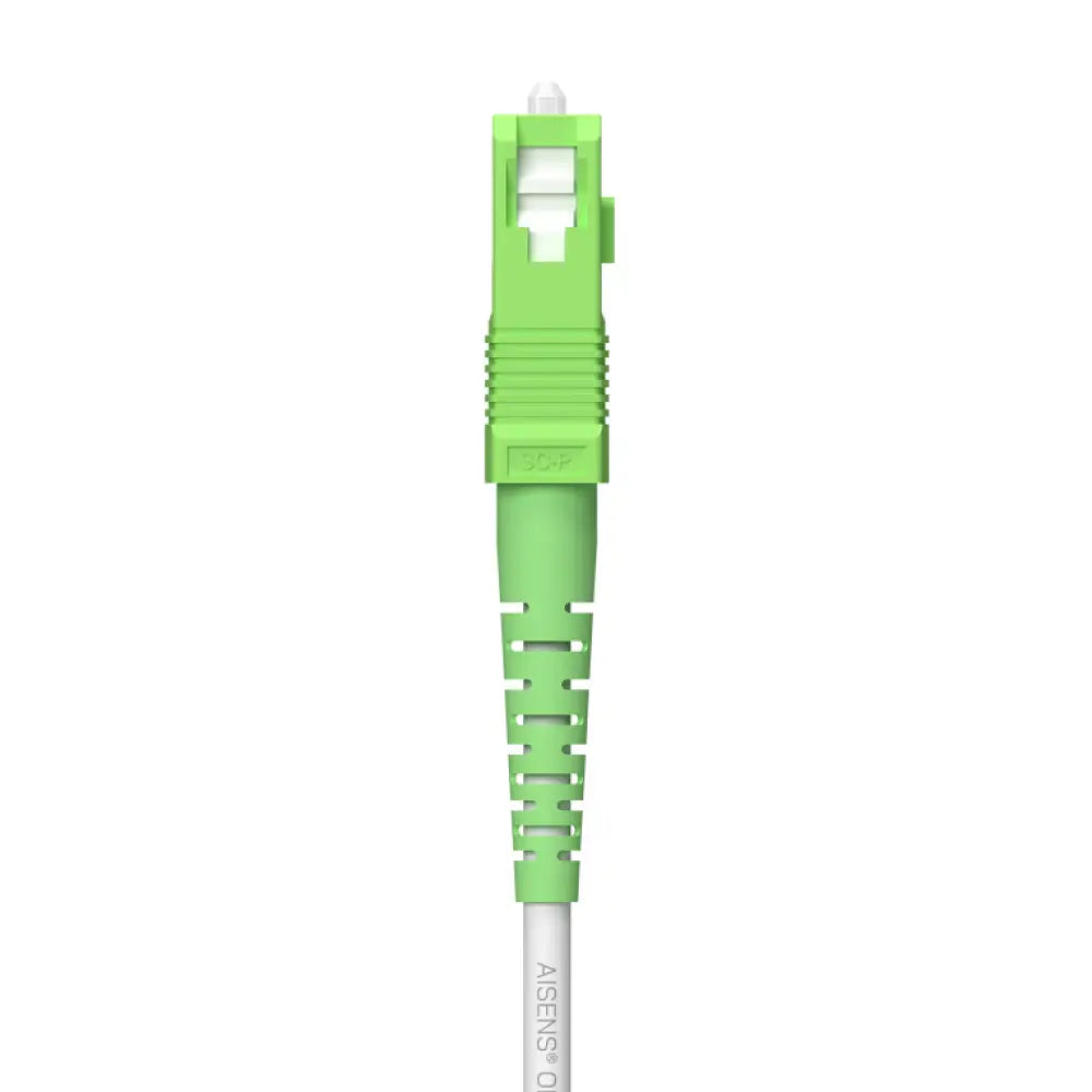AISENS Cable Fibra Óptica Latiguillo G657A2 3.0 9/125 SMF Simplex CPR DCA LSZH. SC/APC-SC/APC. Blanco. 100 m - detalle