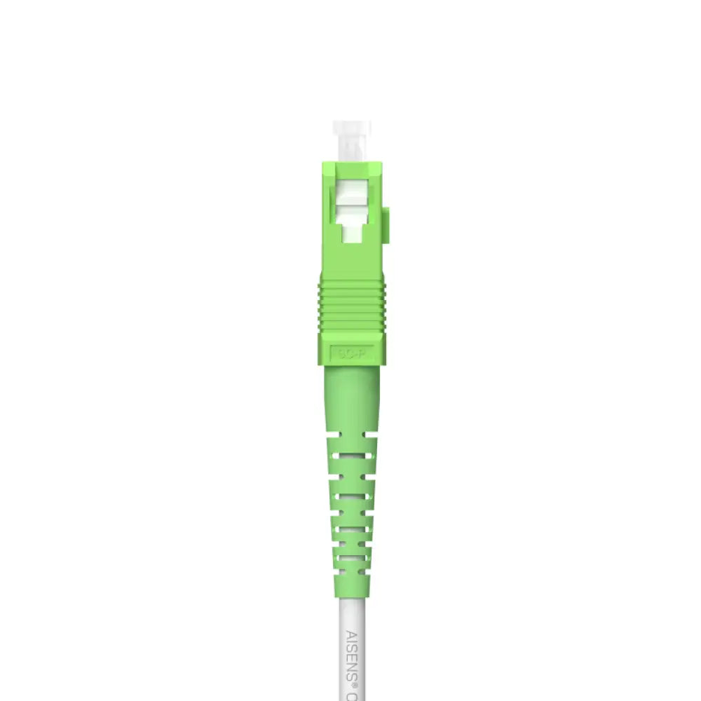 AISENS Cable Fibra Óptica Latiguillo G657A2 3.0 9/125 SMF Simplex CPR DCA LSZH. SC/APC-SC/APC. Blanco. 100 m - detalle