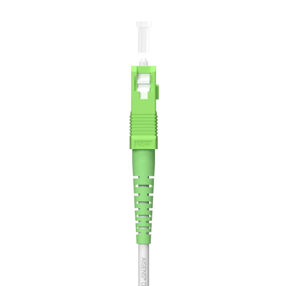 AISENS Cable Fibra Óptica Latiguillo G657A2 3.0 9/125 SMF Simplex CPR DCA LSZH. SC/APC-SC/APC. Blanco. 60 m - detalle