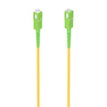 AISENS Cable Fibra Óptica Latiguillo G657A2 3.0 9/125 SMF Simplex CPR DCA LSZH. SC/APC-SC/APC. Amarillo. 20m