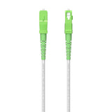 AISENS Cable Fibra Óptica Latiguillo G657A2 3.0 9/125 SMF Simplex CPR DCA LSZH. SC/APC-SC/APC. Blanco. 100 m