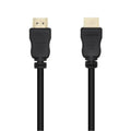 Cable HDMI AISENS V1.4 14+1 Ccs negro de 3 metros para imagen y sonido con conectores A/M a A/M.