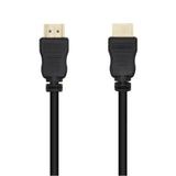 Cable HDMI AISENS V1.4 14+1 Ccs negro de 3 metros para imagen y sonido con conectores A/M a A/M.