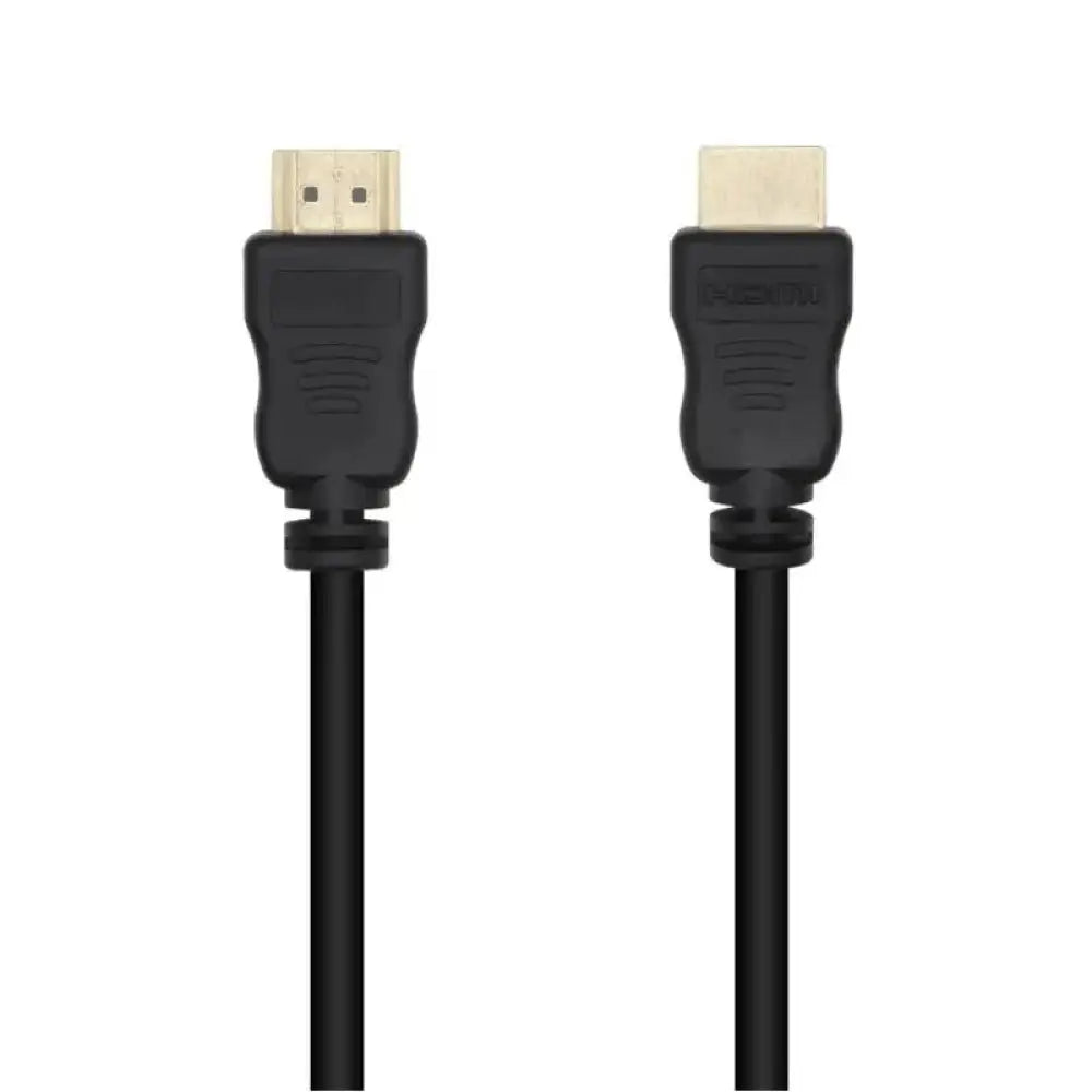 Cable HDMI AISENS V1.4 14+1 Ccs negro de 3 metros para imagen y sonido con conectores A/M a A/M.