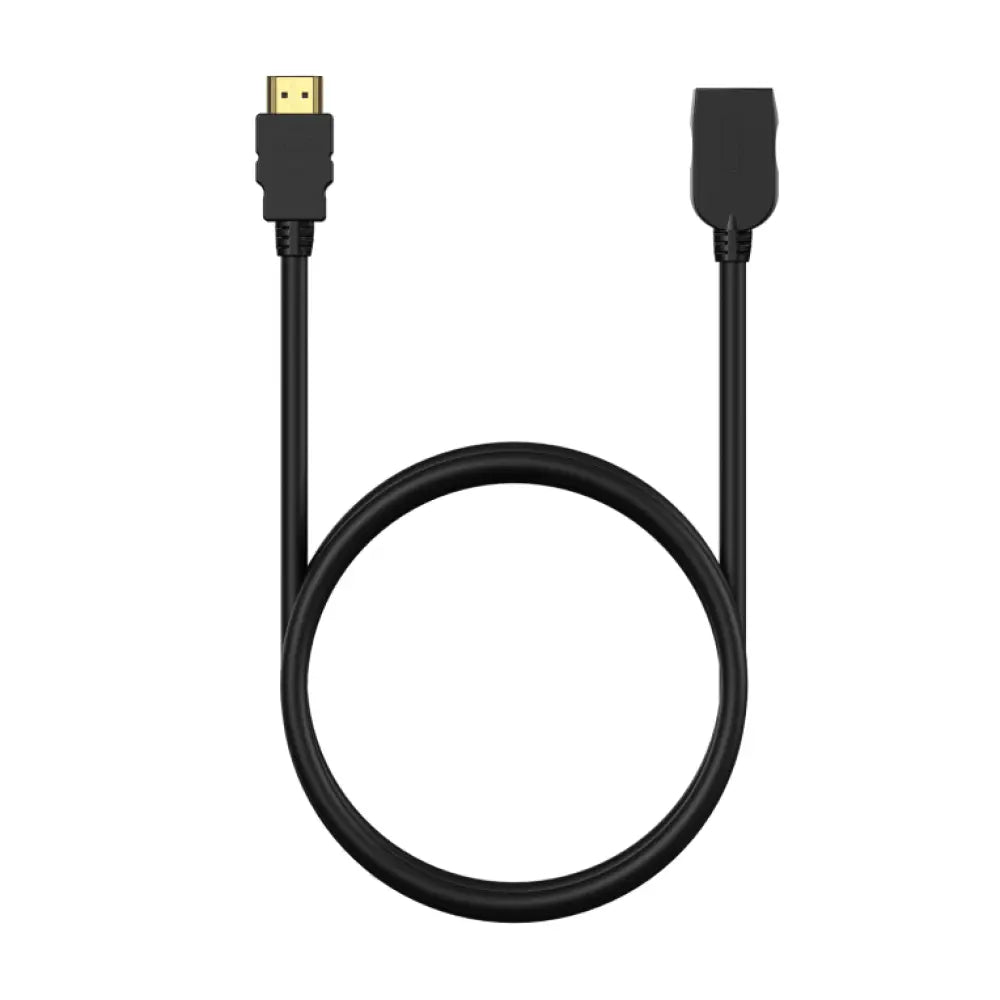 AISENS Cable HDMI V2.0 Prolongador Premium Alta Velocidad / Hec 4K@60Hz 18Gbps. A/M-A/H. Negro. 2.0M - detalle