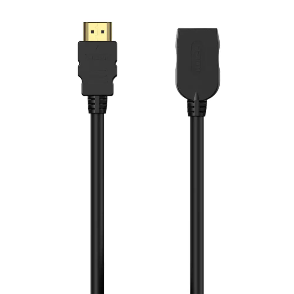 AISENS Cable HDMI V2.0 Prolongador Premium Alta Velocidad / Hec 4K@60Hz 18Gbps. A/M-A/H. Negro. 5.0M - detalle
