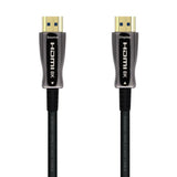 Cable HDMI AISENS V2.1 AOC de 15m negro, ultra alta velocidad 8K@60Hz, 4K@120Hz, 48Gbps, compatible con HDMI 2.1.