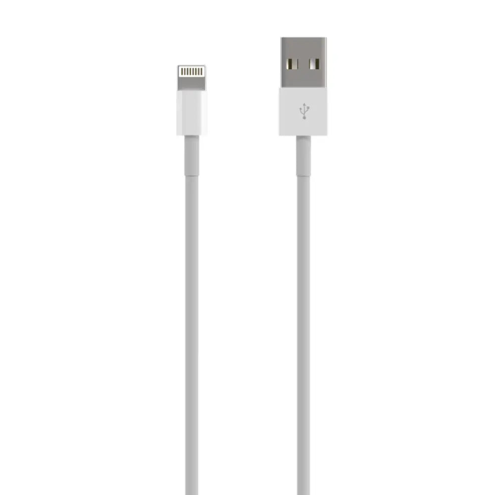 AISENS Cable Lightning A USB 2.0. Lightning/M-USB A/M. Blanco. 0.5 m - detalle