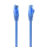 Cable RJ45 CAT6 UTP AISENS azul de 3 metros, cable de red CCA AWG26 para conexiones de red confiables.