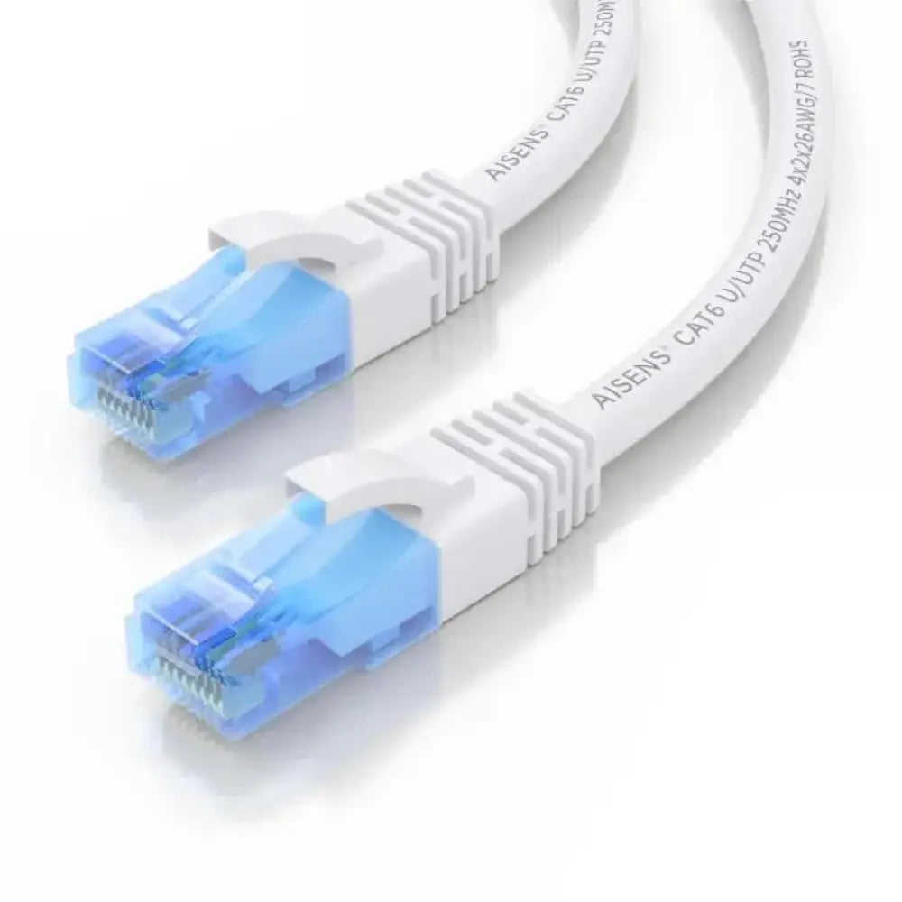 Aisens Cable RJ45 CAT.6 UTP AWG26 CCA Blanco 0.5 - detalle